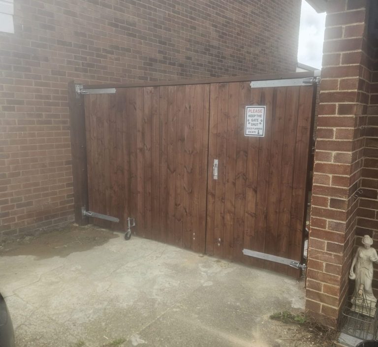 Bi-Fold Gate Installation Custom Made Gate Installation in Peterborough and Surrounding Areas
