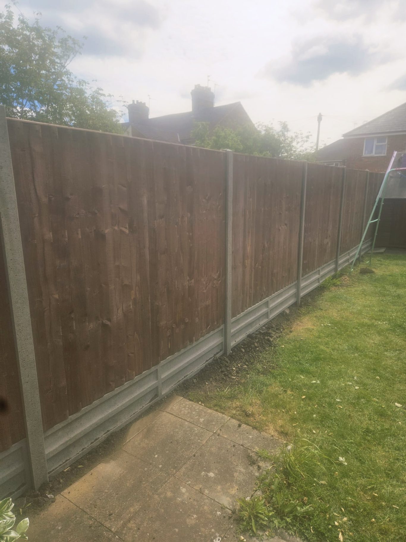 Panel Fencing with Concrete in Stanground Panel fencing with concrete installed in Stanground