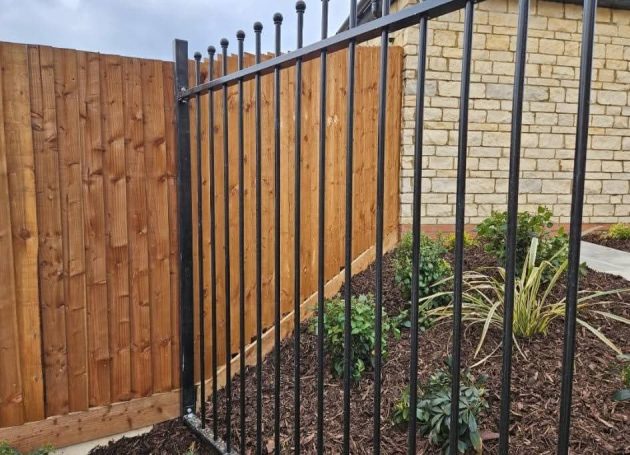 Decorative Metal Fencing installed in Peterborough