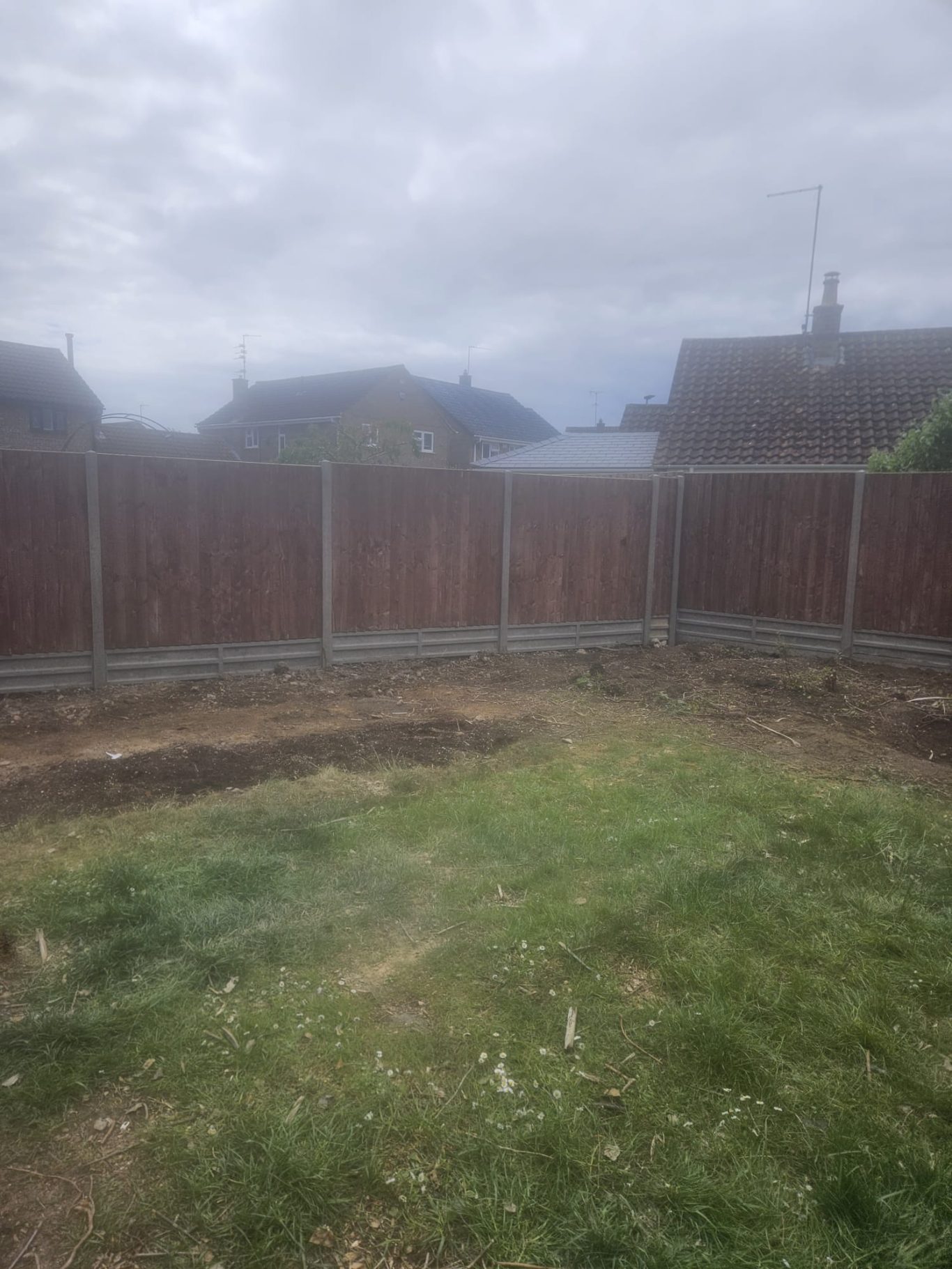 Panel Fencing in Glinton Panel Fencing with Concrete posts in Glinton, Peterborough
